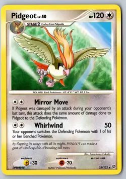Pokemon: Pidgeot Rare Secret Wonders 35/132 LP+ - Image 1