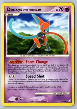 Pokemon: Deoxys Speed Forme Rare Legends Awakened 26/146 LP+ - Image 1