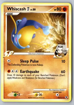 Pokemon: Whiscash E4 Uncommon Rising Rivals 54/111 LP - Image 1