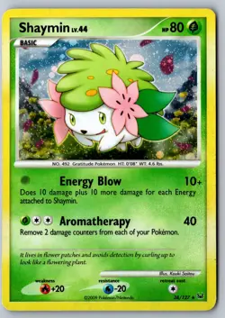 Pokemon: Shaymin - 38/127 (DPPt Platinum) Holo Holo Rare Deck Exclusives 038/127 - Image 1