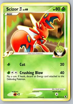 Pokemon: Scizor E4 Uncommon Rising Rivals 48/111 LP+ - Image 1