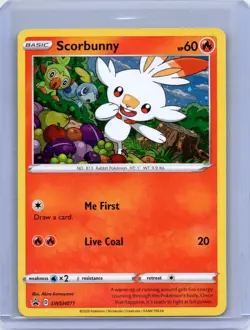 Scorbunny SWSH071 Holo Promo Sword & Shield Promo Pokemon Holo Lightly Played - Image 1