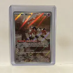 Mr. Mime 179/165 Illustration Rare SV: Scarlet & Violet 151 Pokemon TCG - Image 1