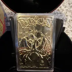Burger King Charizard Pokemon 23K Plated Trading Card Pokeball With Box - Image 2