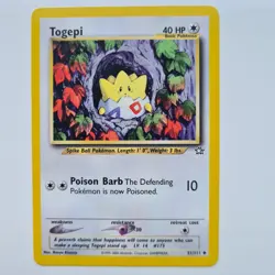 Togepi 51/111 Uncommon Neo Genesis Pokemon Card WOTC 2000 LP - Image 1
