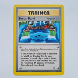 Focus Band 86/111 Rare Neo Genesis Pokemon Card WOTC 2000 NM - Image 1