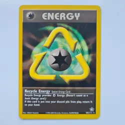 Recycle Energy 105/111 Rare Neo Genesis Pokemon Card WOTC 2000 LP - Image 1