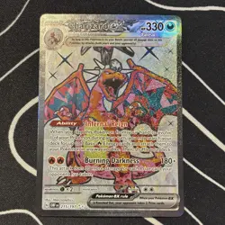 Charizard ex (Full Art) Pokemon Card TCG 215/197 SV-Obsidian Flames Holo - Image 1