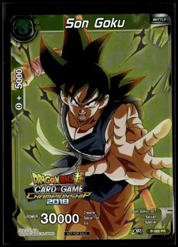 Dragon Ball Super Card Game 2018 Championship Promo Son Goku P-066 PR - Image 1