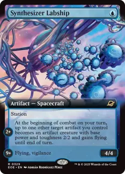 MTG - Synthesizer Labship - Extended Art - Edge of Eternities - Magic - Image 1