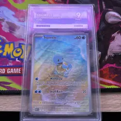 Pokemon 151 Squirtle 170/165 Holo Illustration Rare ACE 9 Mint - Image 1