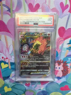2022 Pokemon SWSH BSP UPC #262 FA/Charizard VSTAR PSA 9 MINT - Image 1