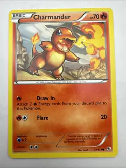 Charmander 17/113 Common Legendary Treasures Pokemon Tcg - Image 1