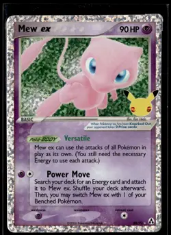 Pokemon Celebrations Classic Collection 88/92 Holo Mew EX - Image 1