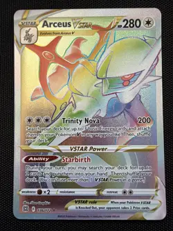 Pokemon Arceus VSTAR Secret Rare Brilliant Stars 176/172 - Image 1