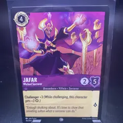 Disney Lorcana - Jafar "Wicked Sorcerer" 45/204 - Non Foil - Collectible Card - Image 1