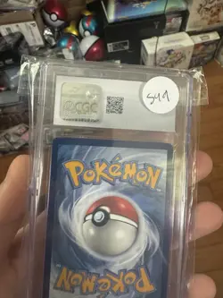 CGC 10 GEM MINT Cinderace Ex SVP163 SVP 163 Gold FULL ART PROMO Pokemon Card - Image 3