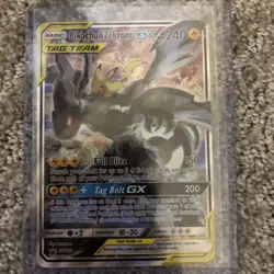 The Pokemon Company Pikachu & Zekrom GX SM168 Promo TAG TEAM Holo Pokemon Card - Image 1