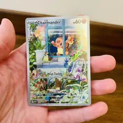 Pokemon Card Charmander SVP EN black star Promo 044 - Image 1