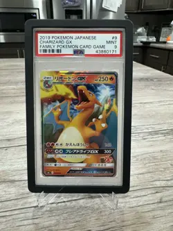 Pokemon Japanese Charizard GX 009/051 Family Pokemon Card Game PSA 9 MINT - Image 1