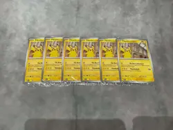 Pokemon Pikachu at the Museum Jumbo Promo Card x6 Bundle | UK Fast Ship - Image 1