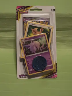 Pokemon Unified Minds Checklane Blister- Eevee Espeon Promo- Sealed New 2019 - Image 1