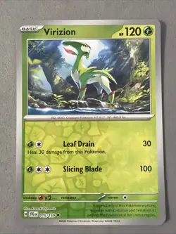 Pokemon TCG * Journey Together 015/159 Virizion Uncommon REVERSE HOLO * FRESH PK - Image 1