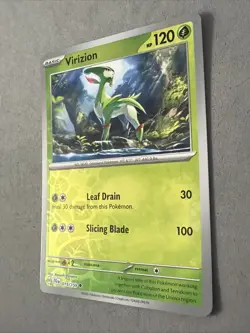 Pokemon TCG * Journey Together 015/159 Virizion Uncommon REVERSE HOLO * FRESH PK - Image 2