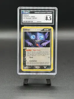 2005 Pokemon Sableye EX Deoxys Holo Rare #23 - Very Low Pop 5 - CGC 8.5 NM/MINT+ - Image 1