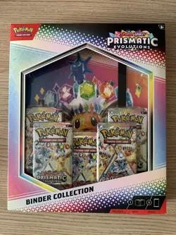 Pokemon TCG Scarlet & Violet Prismatic Evolutions Binder Collection - Sealed - Image 1