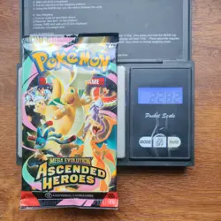 Pokemon Tcg Mega Evolution ascended heroes Heavy 22.82g Booster Pack New Sealed - Image 1