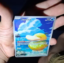 Psyduck 226/217 Illustration Rare Full Art Holo Scarlet & Violet English 2023 - Image 5
