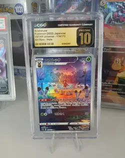 Kricketune Pokemon 2022 Japanese VSTAR Universe 174/172 AR CGC Pristine 10 - Image 1