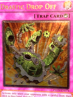 yugioh Drastic Drop Off PTDN-EN074 Ultimate unlimited Edition light played - Image 4