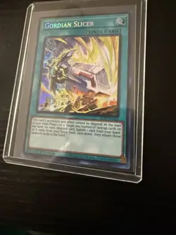 Yu-Gi-Oh! Gordian Slicer ALIN-EN066 Secret Rare - Image 1