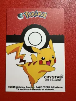 Pokemon Crystal Card Collection Set #104 Cubone Cracked Ice Holo - Image 2