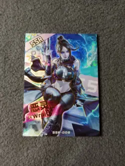 CCG WAIFU CARD GODDESS CARNIVAL SSR-008 WRAITH/APEX LEGENDS FOIL CARD - Image 1