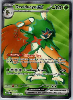 Decidueye ex 100/088 ME03: Perfect Order - Pokemon Card - NM - Image 1