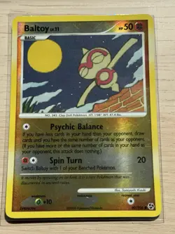 Pokemon Card - Baltoy Great Encounters 60/106 Common Reverse Holo - Image 1