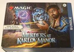 Magic The Gathering Murders at Karlov Manor Bundle 9 Play Boosters Foil Card - Image 1