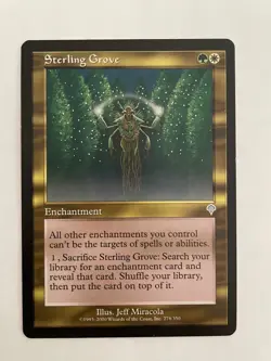 STERLING GROVE uncommon INVASION Magic the Gathering Unplayed Near MInt - Image 1