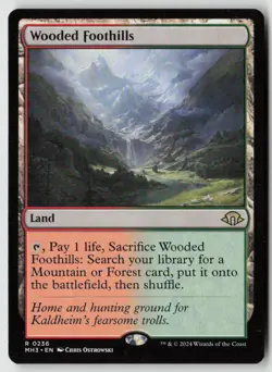 Wooded Foothills Modern Horizons 3 (236) Normal - MTG - LP - Image 1
