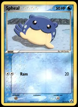Spheal 65/92 Common Legend Maker Pokemon Near Mint - Image 1