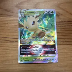 Pokemon TCG Leafeon VSTAR Pokemon Promos SWSH195 Holo Promo - Image 1