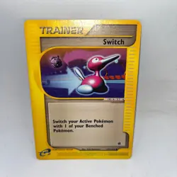 Switch 157/165 Common Expedition Base Set Pokemon Moderately Played - Image 1
