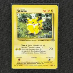 Pikachu - 60/64 - Common - Jungle Set - Pokemon Card - VLP - Image 1