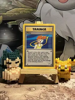 Pokemon TCG Misty 102/132 Gym Heroes WOTC! Non Holo Rare! VLP/NM! - Image 1