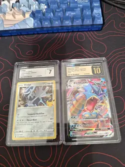 Pokemon TCG CGC Graded Dialga & Gyarados VMAX Lot - Celebrations, Blue Sky Stre… - Image 1
