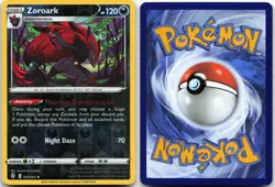 ZOROARK 103/203 HOLO RARE EVOLVING SKIES POKEMON REVERSE HOLO LP - Image 3