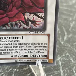Black Rose Dragon CT05-EN003 2008 Collectors Tin Limited Edition - Image 2
